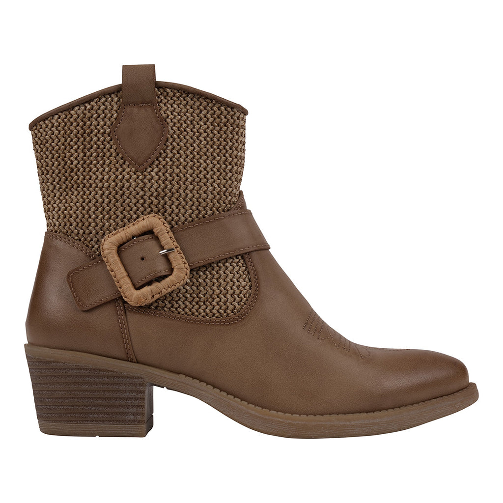 Avery Taupe Western Booties 6.5 view 2 (shoe) - western booties, taupe western booties - shop at us.meeeshop