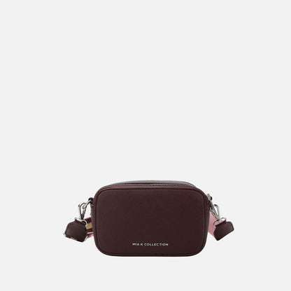 Avielle Crossbody Bag in Navy view 7 - Aviel Mini Double Zip Crossbody