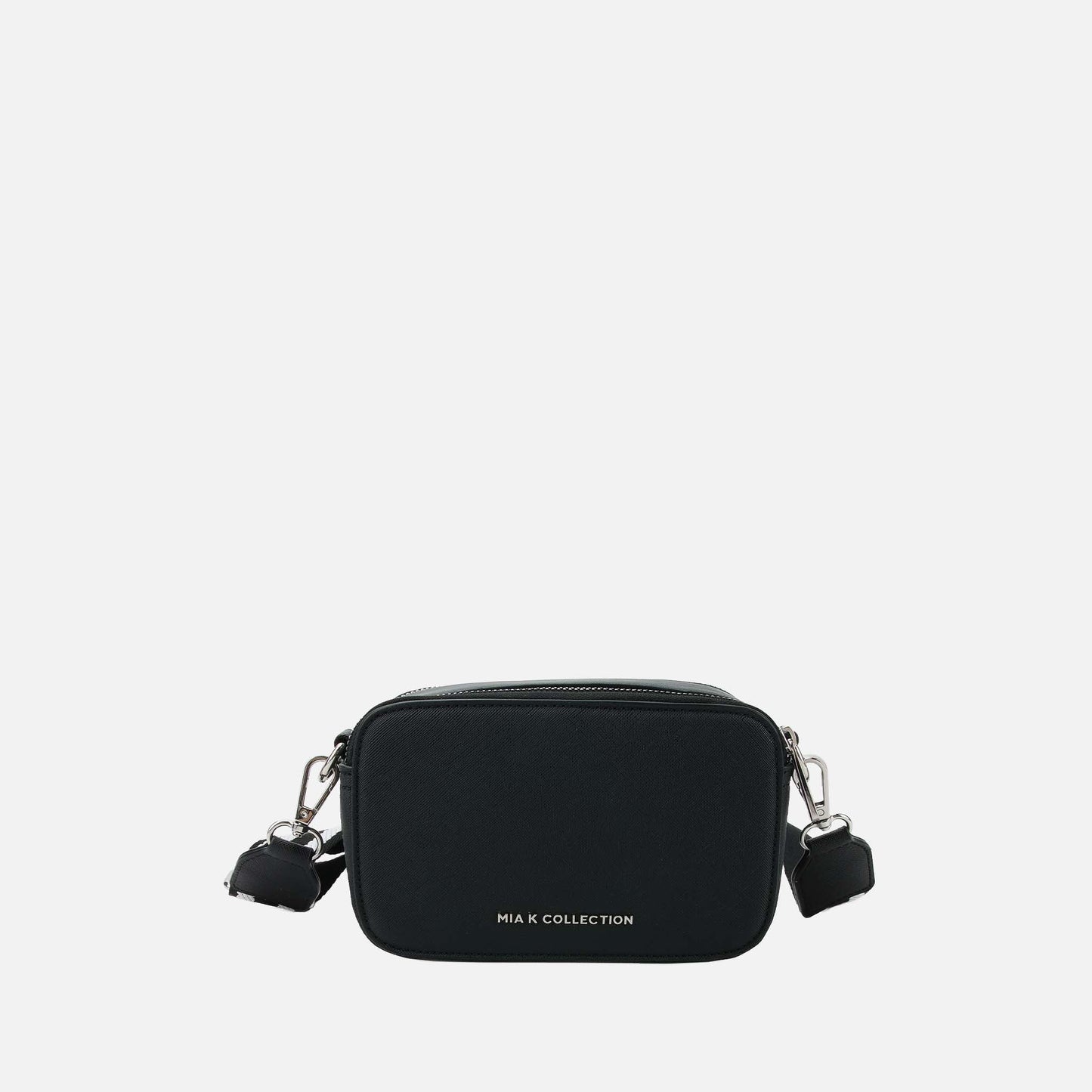 Avielle Crossbody Bag in Purple view 8 - Aviel Mini Double Zip Crossbody