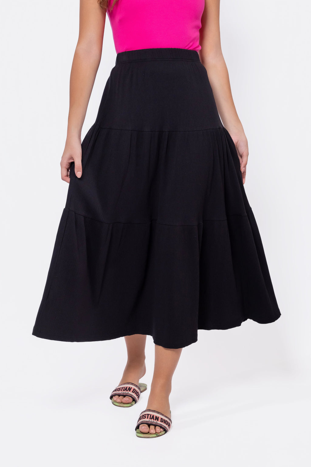 Ayla Skirt 33" (black) XS (skirt) - ayla black dress, ulla johnson ayla skirt black, ayla skirt - shop at us.meeeshop