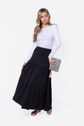 Ayla Skirt 36" (black) XS (skirt) - ayla black dress, ulla johnson ayla skirt black, ayla skirt - shop at us.meeeshop
