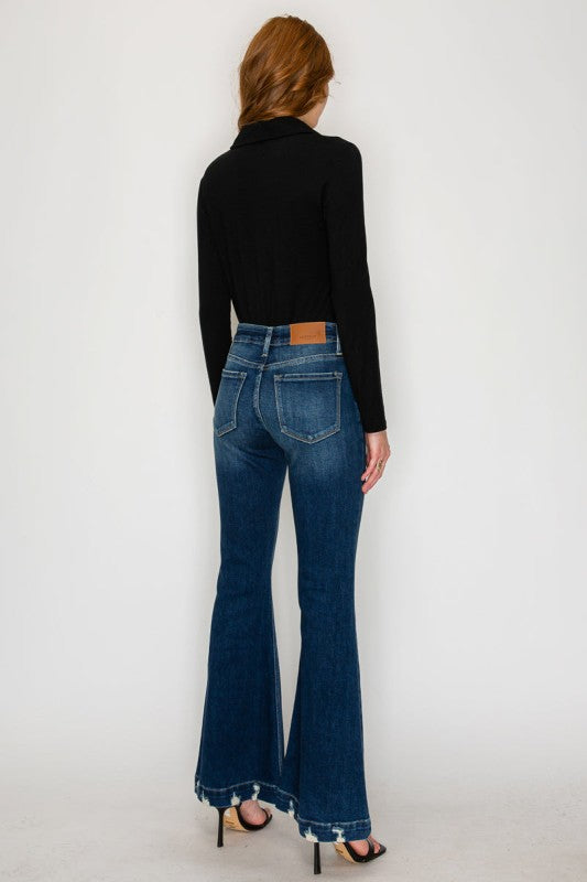Mia Mid-Rise Super Flare Jeans | view 4 | Artemis Vintage | us.meeeshop