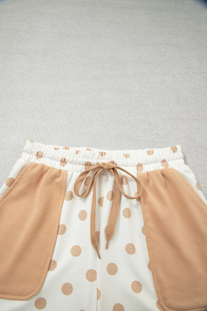 Zoey Pullover Patch Pocket Casual Shorts Set