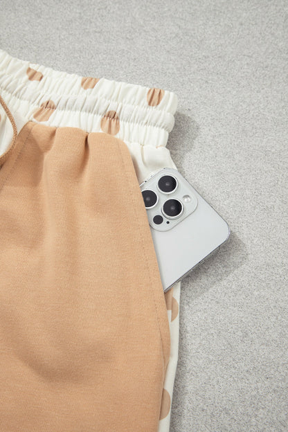 Zoey Pullover Patch Pocket Casual Shorts Set
