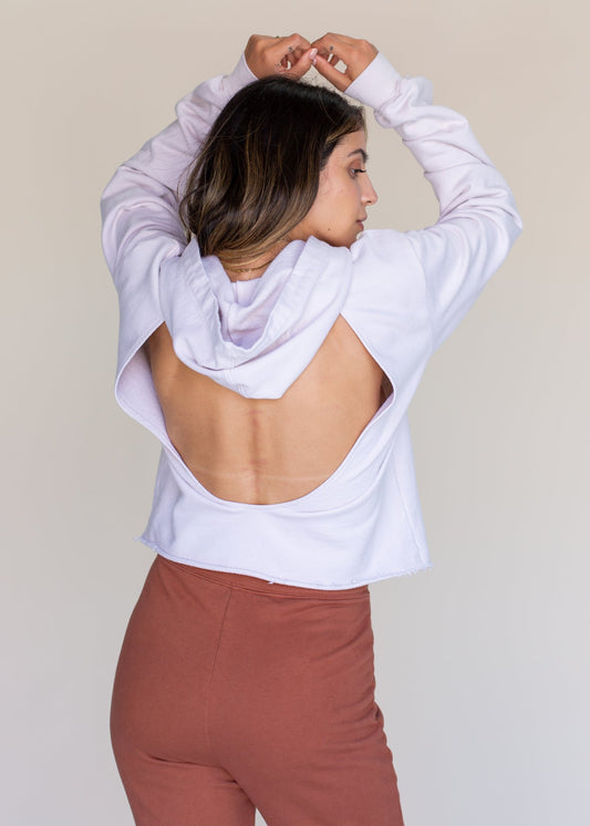 Backless Hoodie in XS view 2 (top)
