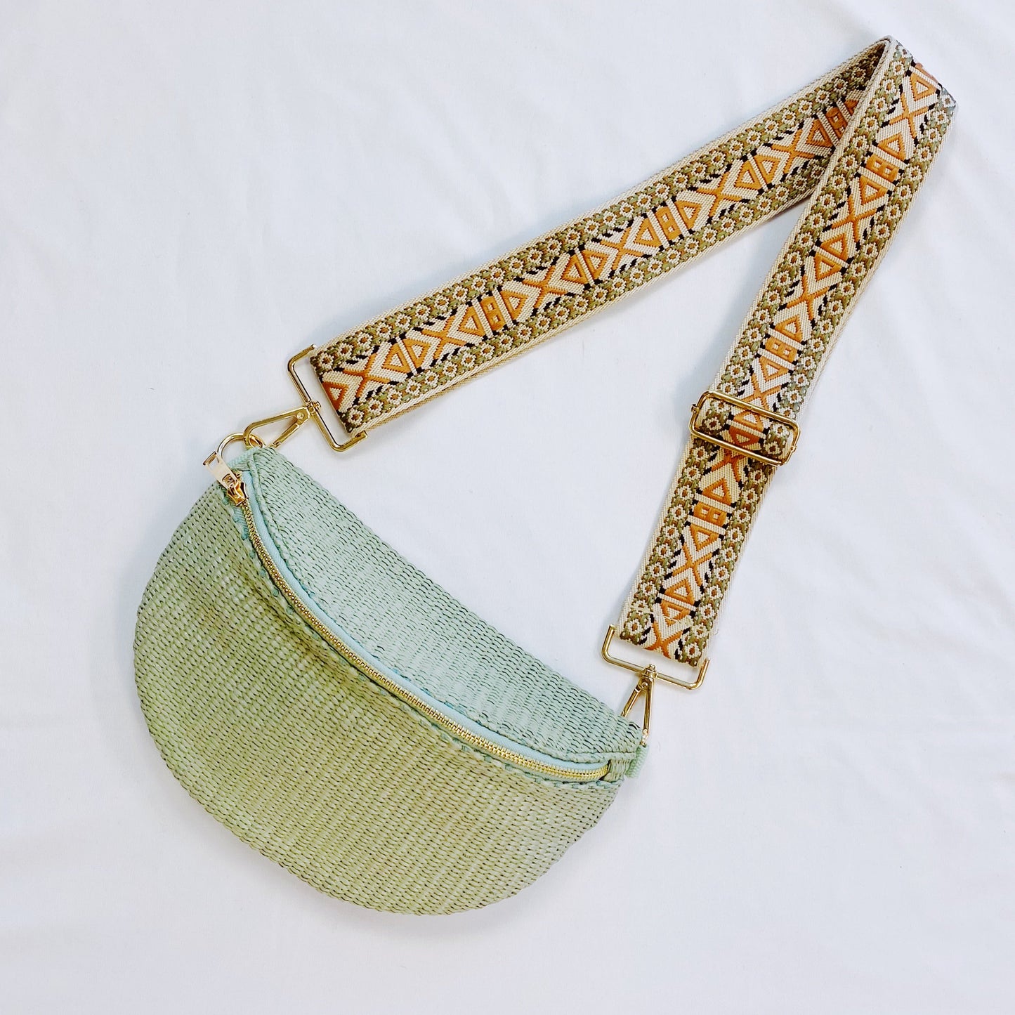 Bahama Breeze Fit All Sling Bag in Light Cream view 5 - Bahama Mama Bag