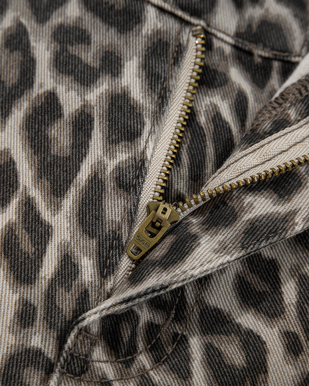 Bailey Leopard Straight Loose Leg Jeans view 8 (bottom) - leg jeans, loose leg jeans - shop at us.meeeshop