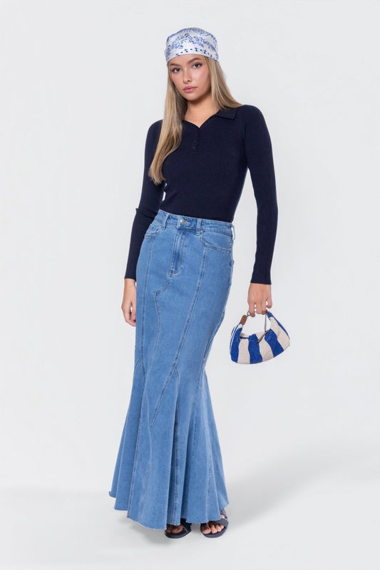 Bailey Top (navy) in S view 2 - Bailey 44 Navy Top