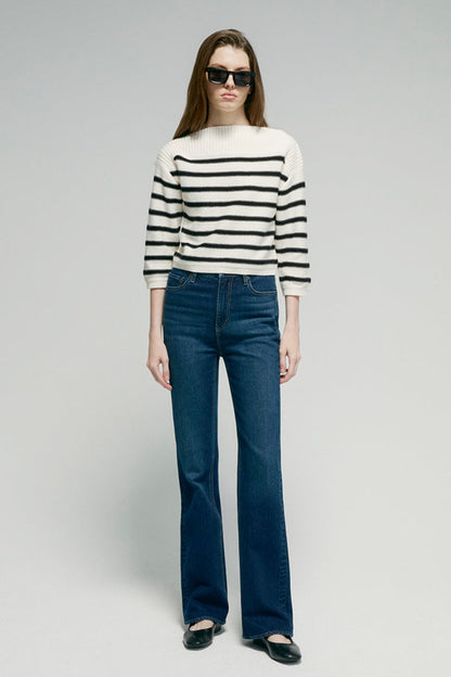 Barbara High Rise Bootcut Jeans - MeeeShop Women's Fashion
