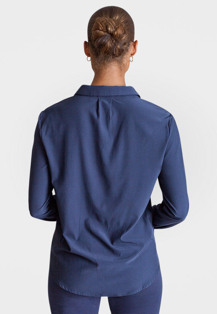 Barcelona Shirt - Navy in XL view 5 - Barcelona Jersey Navy Blue (top)
