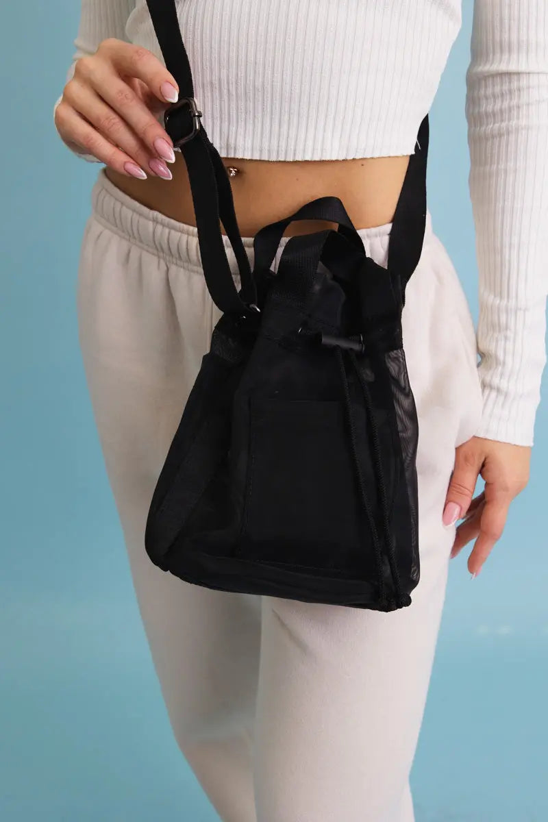 Barely Translucent Crossbody Bag - MeeeShop Women's Fashion