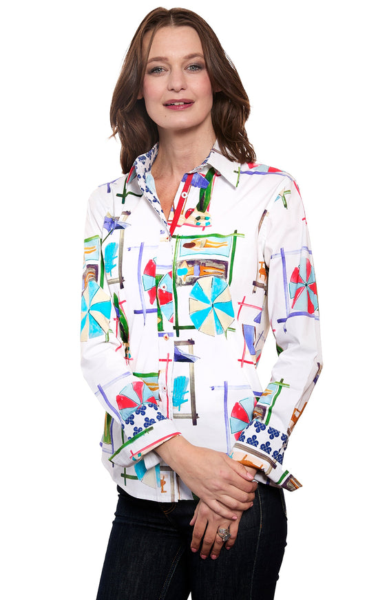 Beach Chairs Rome Shirt in S view 2 - Summer Outfit Idea - Beach Chair Shirt (top)