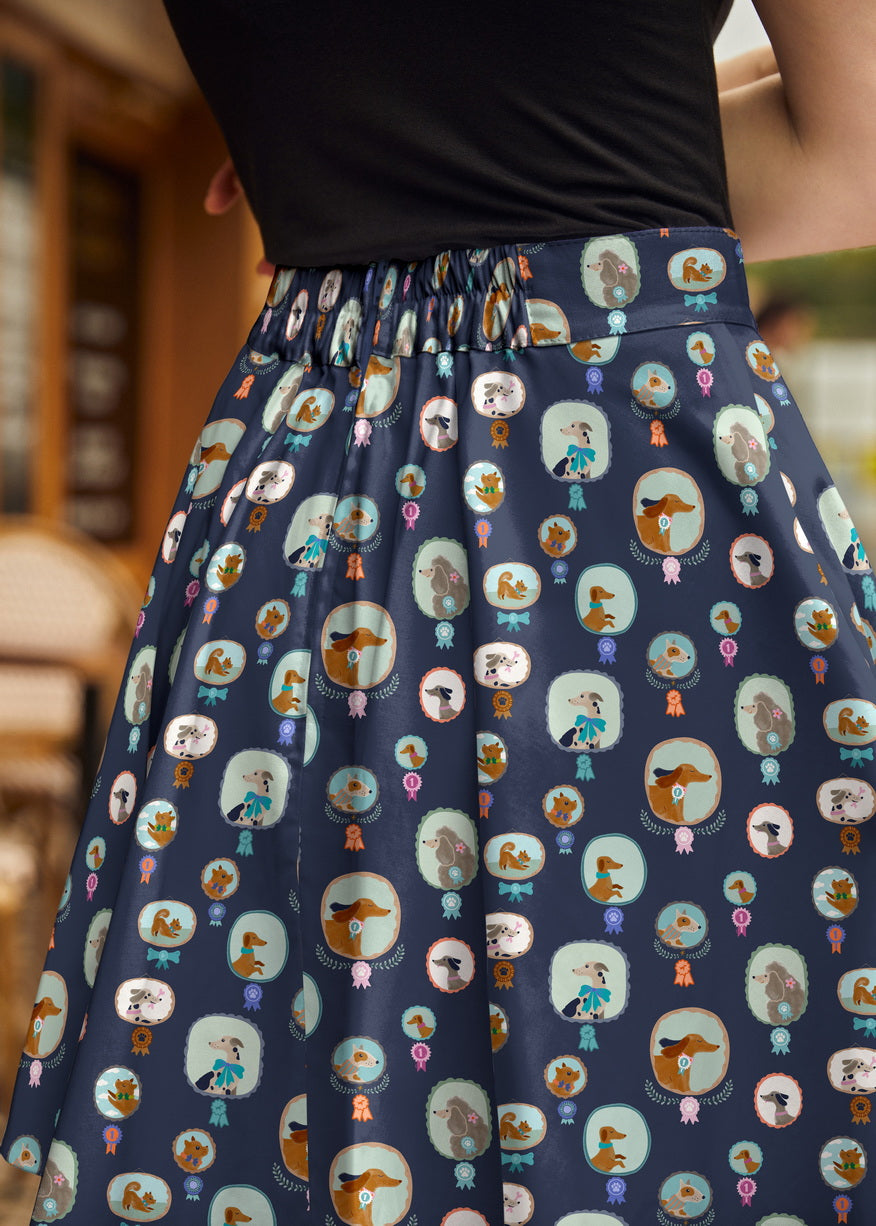 Best in Show Dog Skater Skirt in XL view 5 - Dog Show Skirt Suit