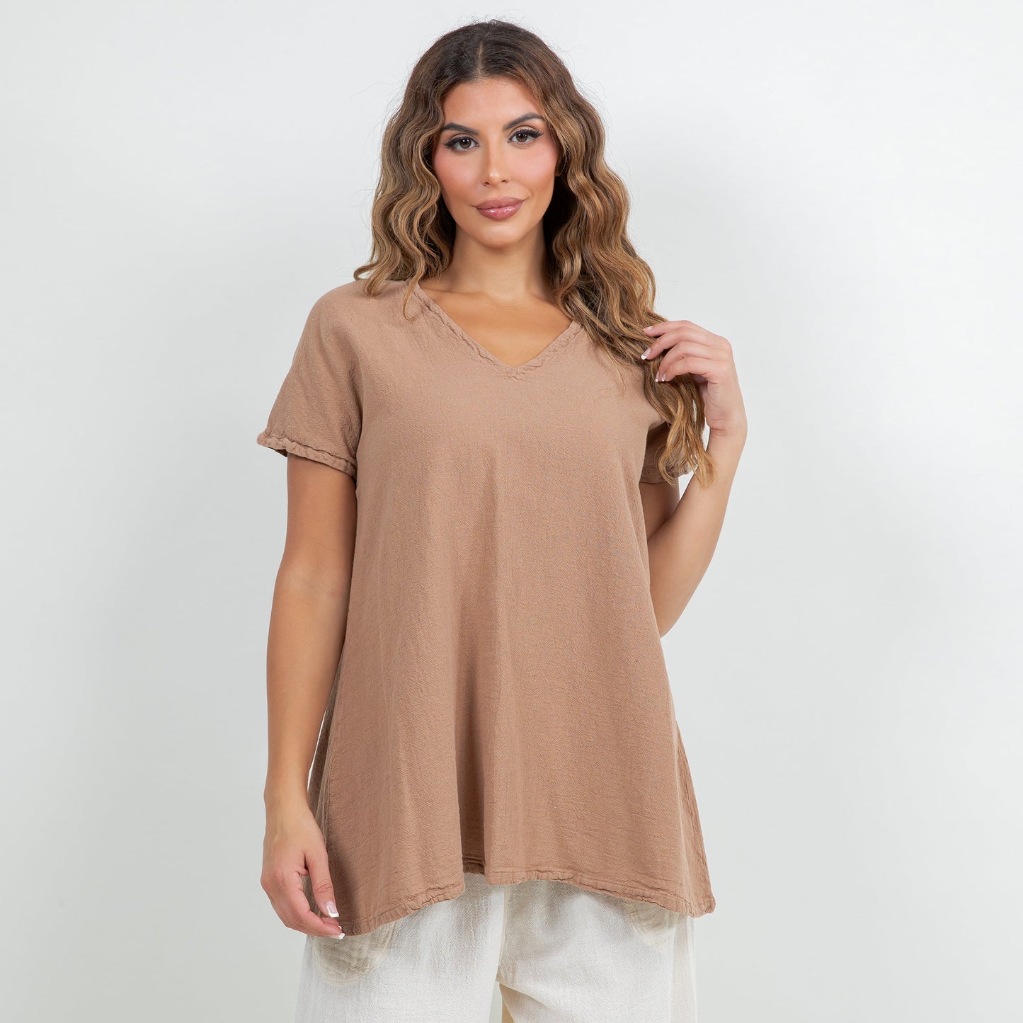 Betsy Top 100% Cotton Gauze in 0 (XS/S) - Gauze Top