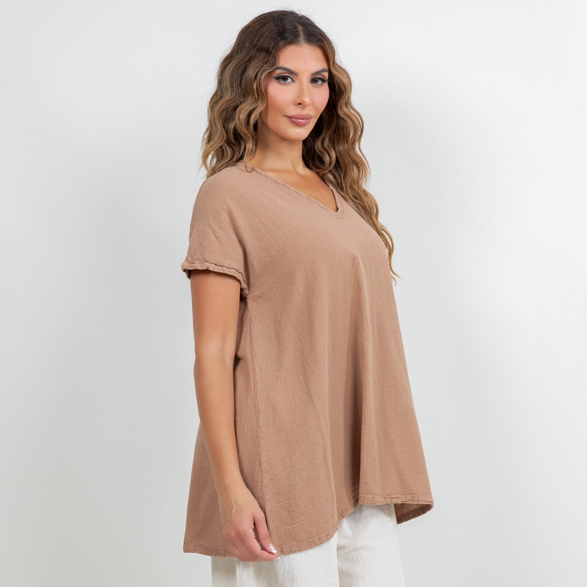 Betsy Top 100% Cotton Gauze in 0 (XS/S) view 4 - Gauze Top