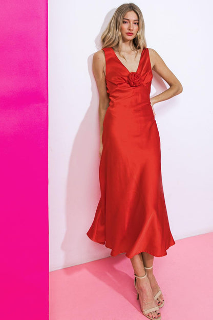 Beyond Words Woven Midi Dress view 4 - Beyond Words Dress Sale