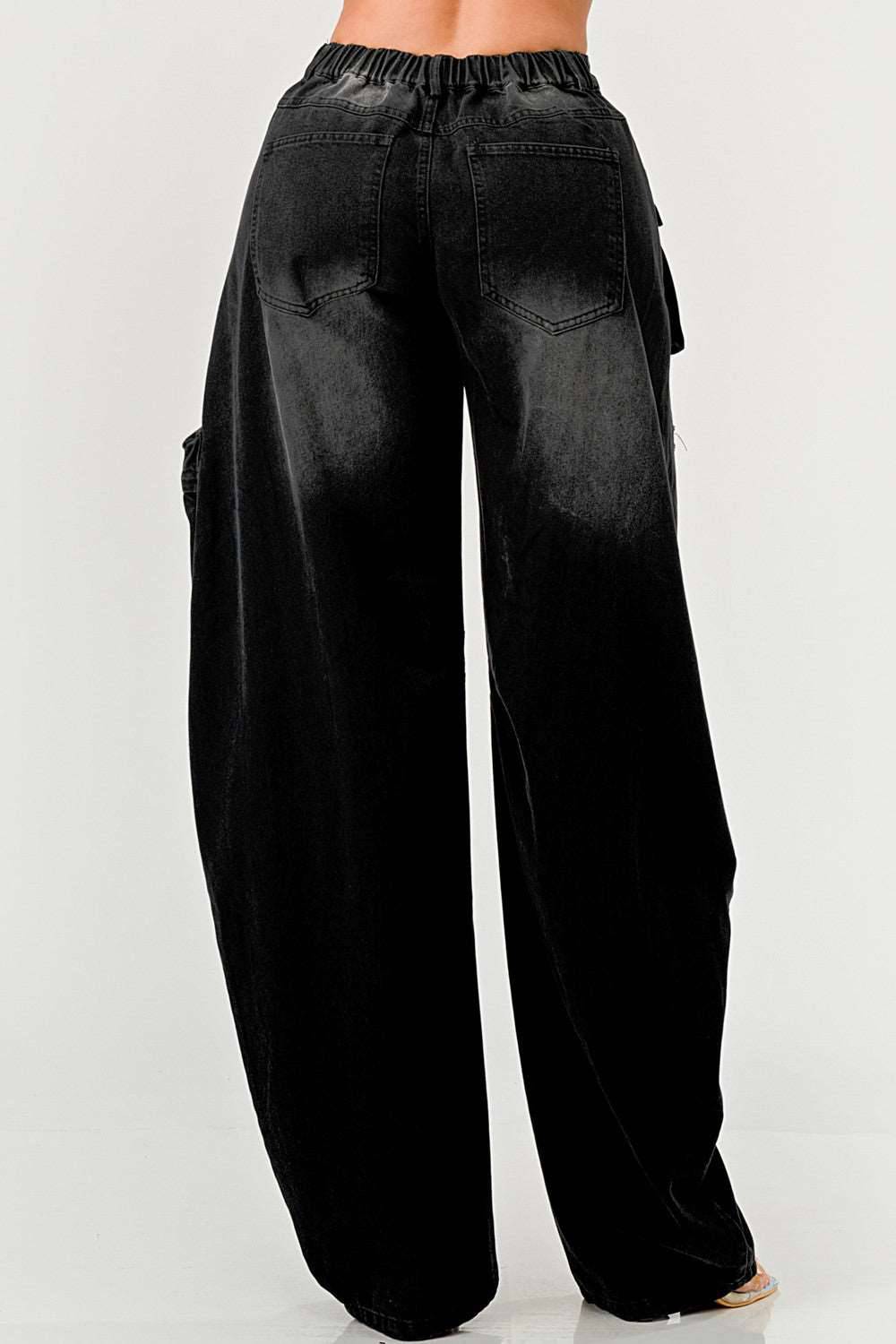 Black Taylor Washed Distressed Jean view 6 - Black Jeans Taylor Swift (bottom)