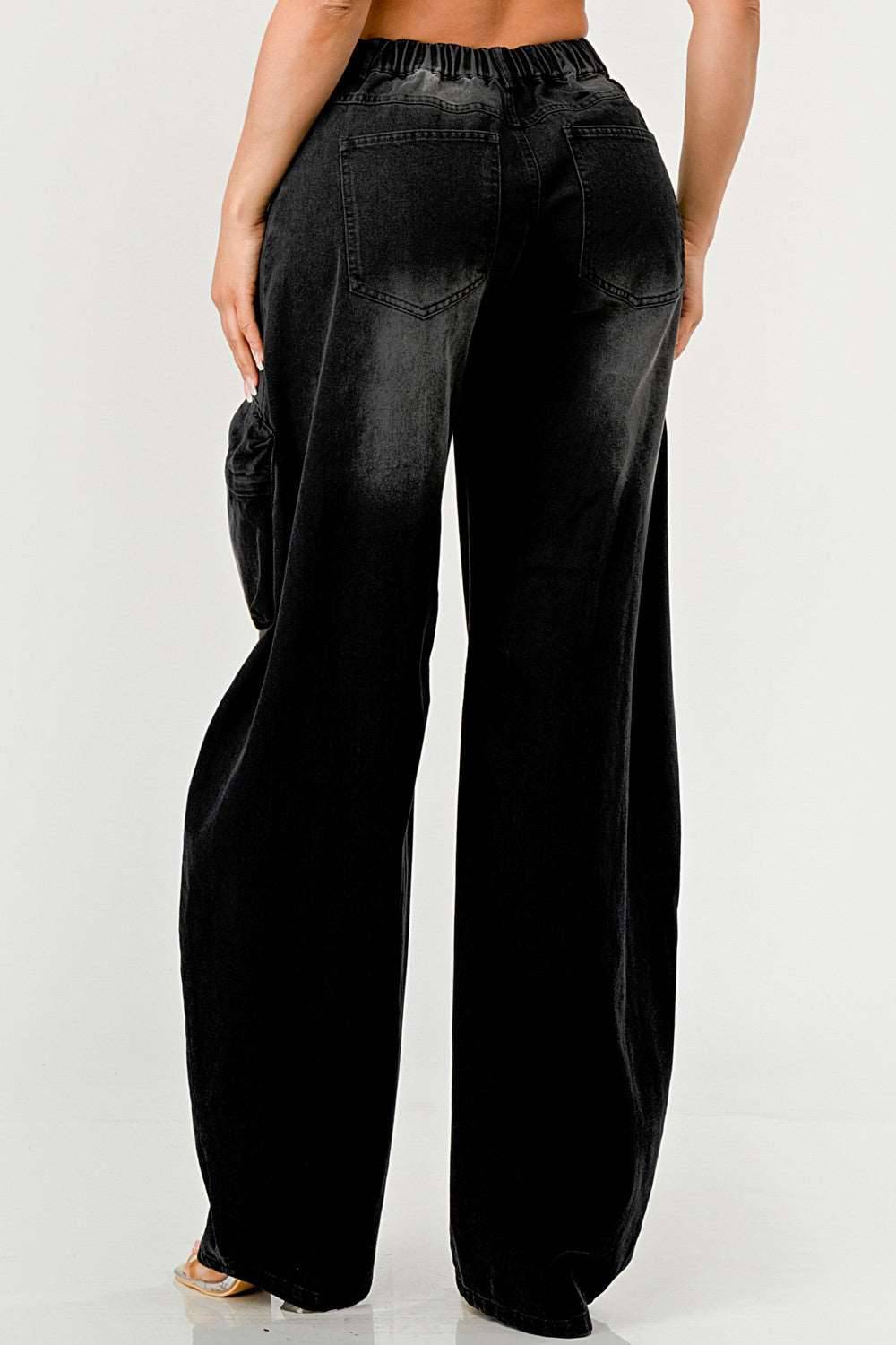 Black Taylor Washed Distressed Jean view 9 - Black Jeans Taylor Swift (bottom)