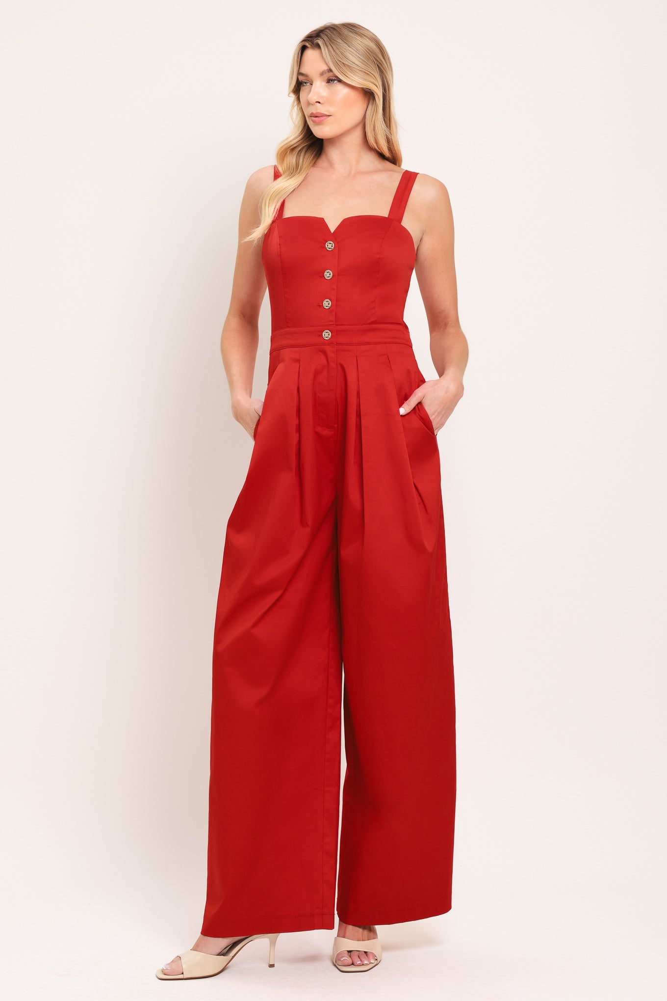 Black Tie Romance Woven Jumpsuit in BLACK view 6 - Dark.Romance Jumpsuit (one-piece)