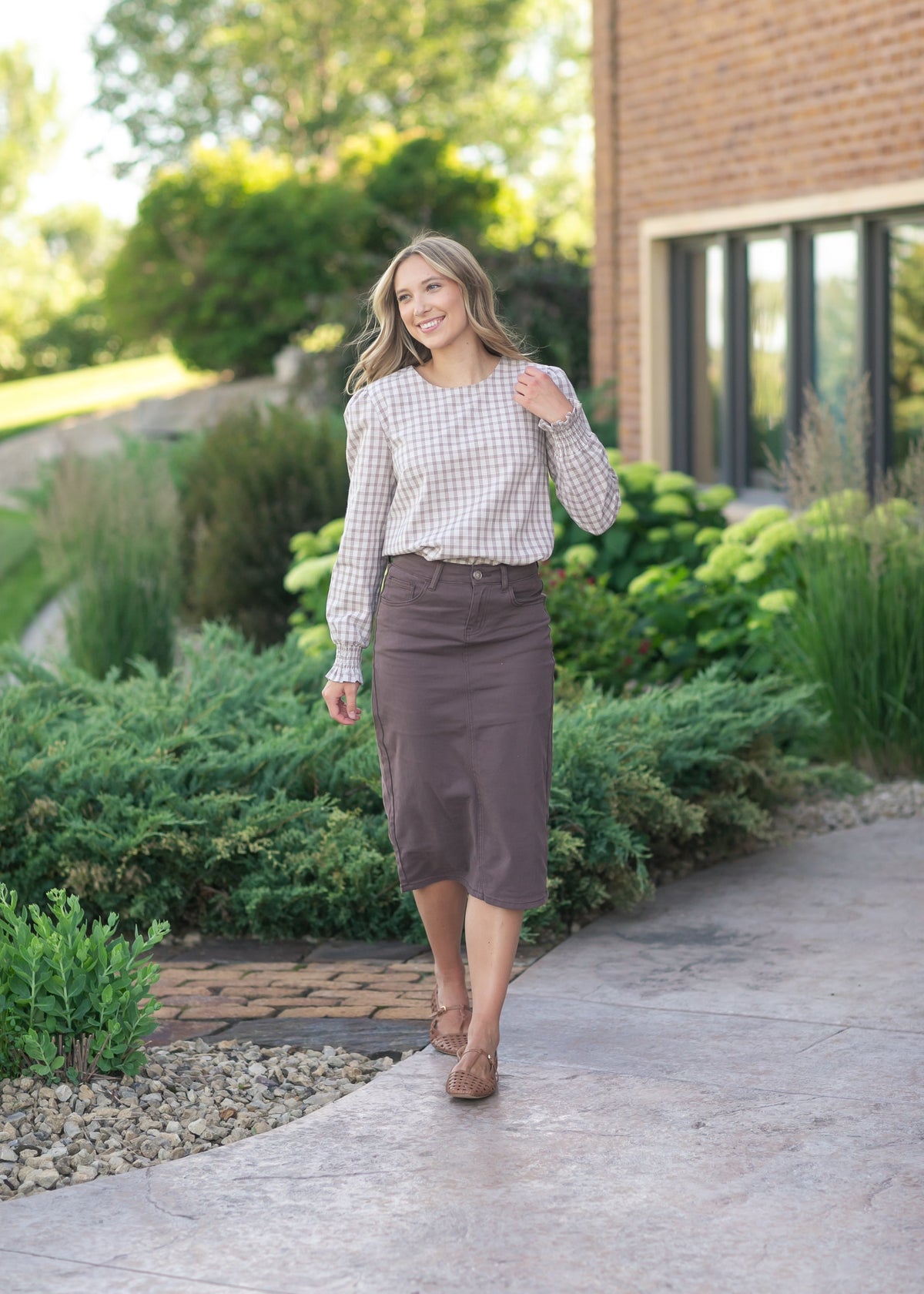 Blake Cinched Sleeve Blouse view 15 - Black Cinched Blouse (top)