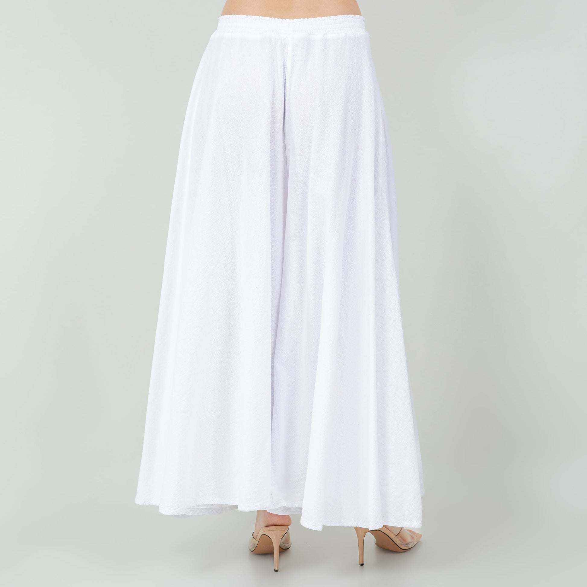 Blanche Pants - 100% Cotton Gauze in Indigo/ Size OSFM view 8 (bottom)