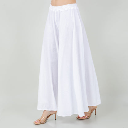 Blanche Pants - 100% Cotton Gauze in Island/ Size OSFM view 10 (bottom)