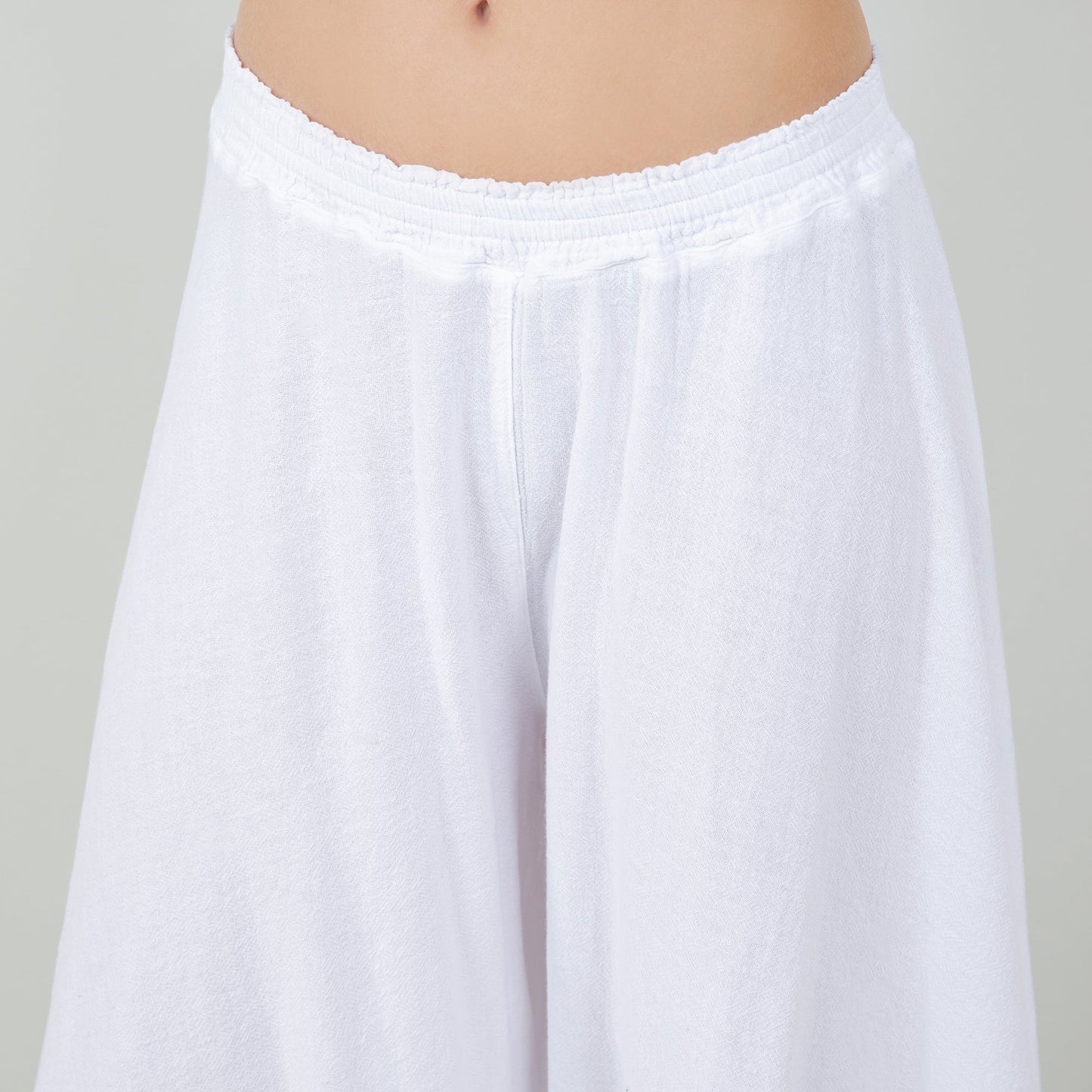 Blanche Pants - 100% Cotton Gauze in Lime Frost/ Size OSFM view 13 (bottom)