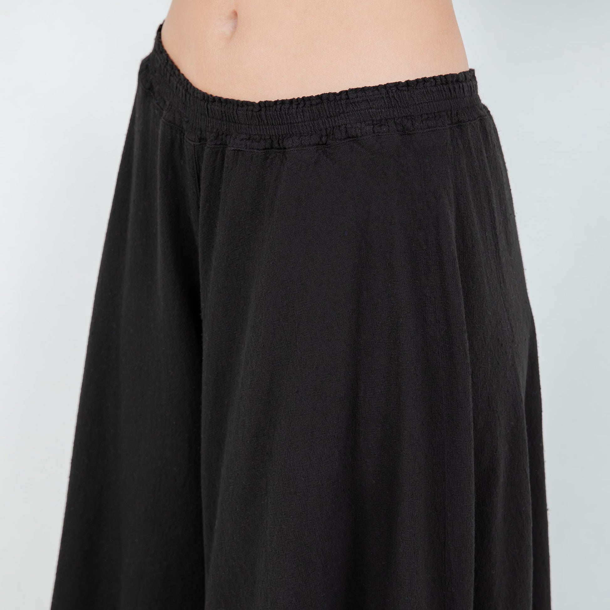 Blanche Pants - 100% Cotton Gauze in Magenta/ Size OSFM view 14 (bottom)