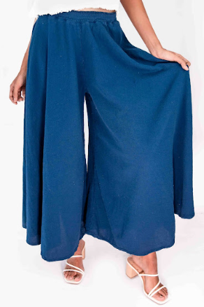 Blanche Pants - 100% Cotton Gauze in Olive/ Size OSFM view 15 (bottom)