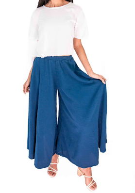 Blanche Pants - 100% Cotton Gauze in Sahara/ Size OSFM view 20 (bottom)