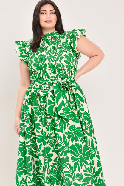 bloom energy woven Bloom Energy Woven Midi Dress view 11 (dress) - shop at us.meeeshop