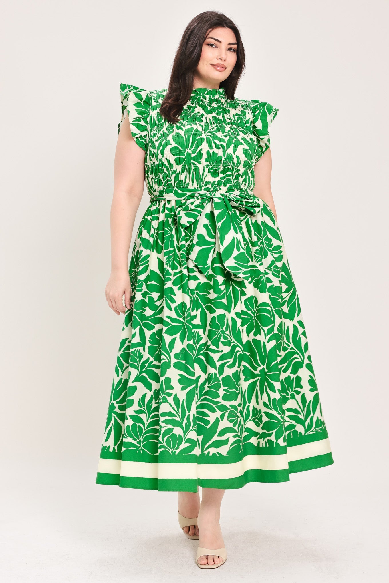 bloom energy woven Bloom Energy Woven Midi Dress view 8 (dress) - shop at us.meeeshop