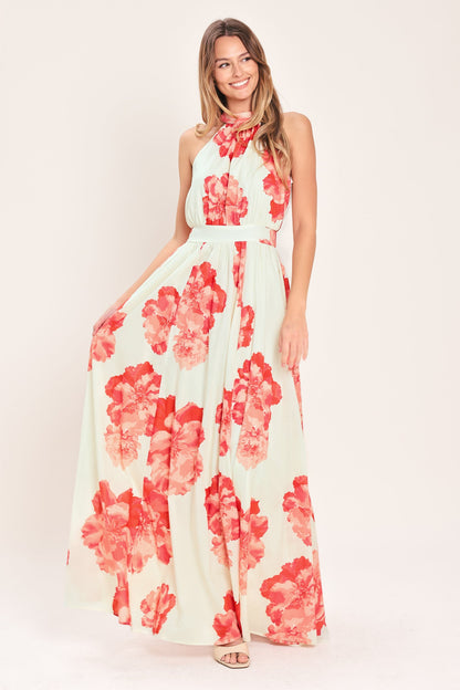 Blooming Love Woven Maxi Dress in CREAM - Love Bloom Dresses