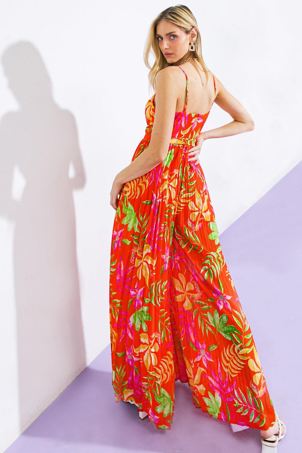 Blossoming with Joy Woven Jumpsuit BLACK view 3 (one-piece) - woven jumpsuit, joy woven jumpsuit - shop at us.meeeshop
