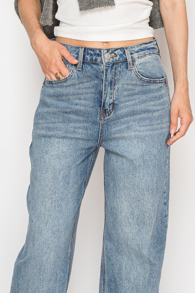 Blue by Artemis Slim Ultra High Rise 90's Straight Jeans in 13 (30) view 7 - High-Waisted - Blue Artemis Pants (bottom)