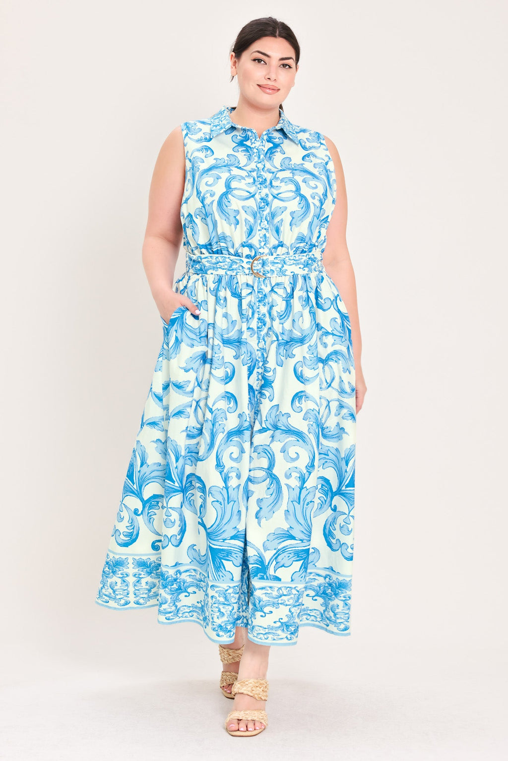 Blue Chateau Woven Maxi Dress view 7 (dress) - chateau blue dress, blue castle dress, blue le chateau d - shop at us.meeeshop