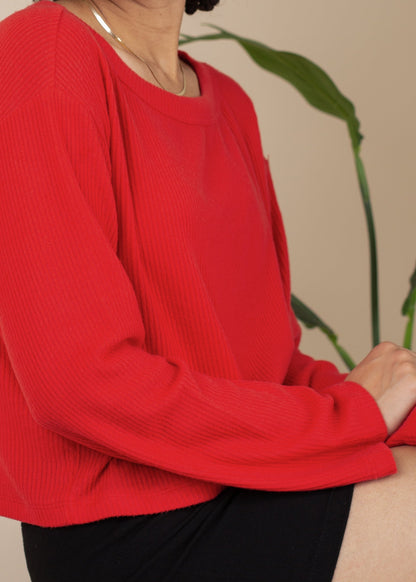 Boatneck Sweater in S view 5 - Boatneck Sweater Women (top)