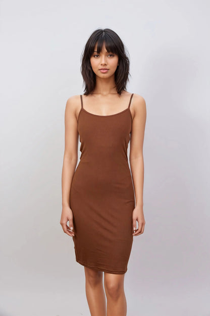 Boho Clothing and Accessories 2-in-1 Shapewear Dress – Double Layer Tummy Control in Medium view 3 - Curvy Fit