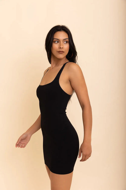 Boho Clothing and Accessories Barely There Seamless Slip Dress in XS/S view 2 - Boho Style - Barely There Dress Grammys