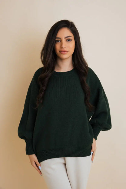 Boho Clothing and Accessories Effortlessly Cozy Oversized Sweater in One Size view 4 - Relaxed Fit - Boho Style Sweaters