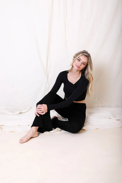 Boho Clothing and Accessories Flared Lounge Pants in Large view 5 - Boho Style - Boho Style Pants (bottom)