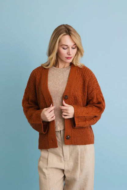 Boho Clothing and Accessories Harvest Hug Cardigan – Soft, Stylish, and Snug 🧶 view 7 - Boho Style - Boho Style Cardigan