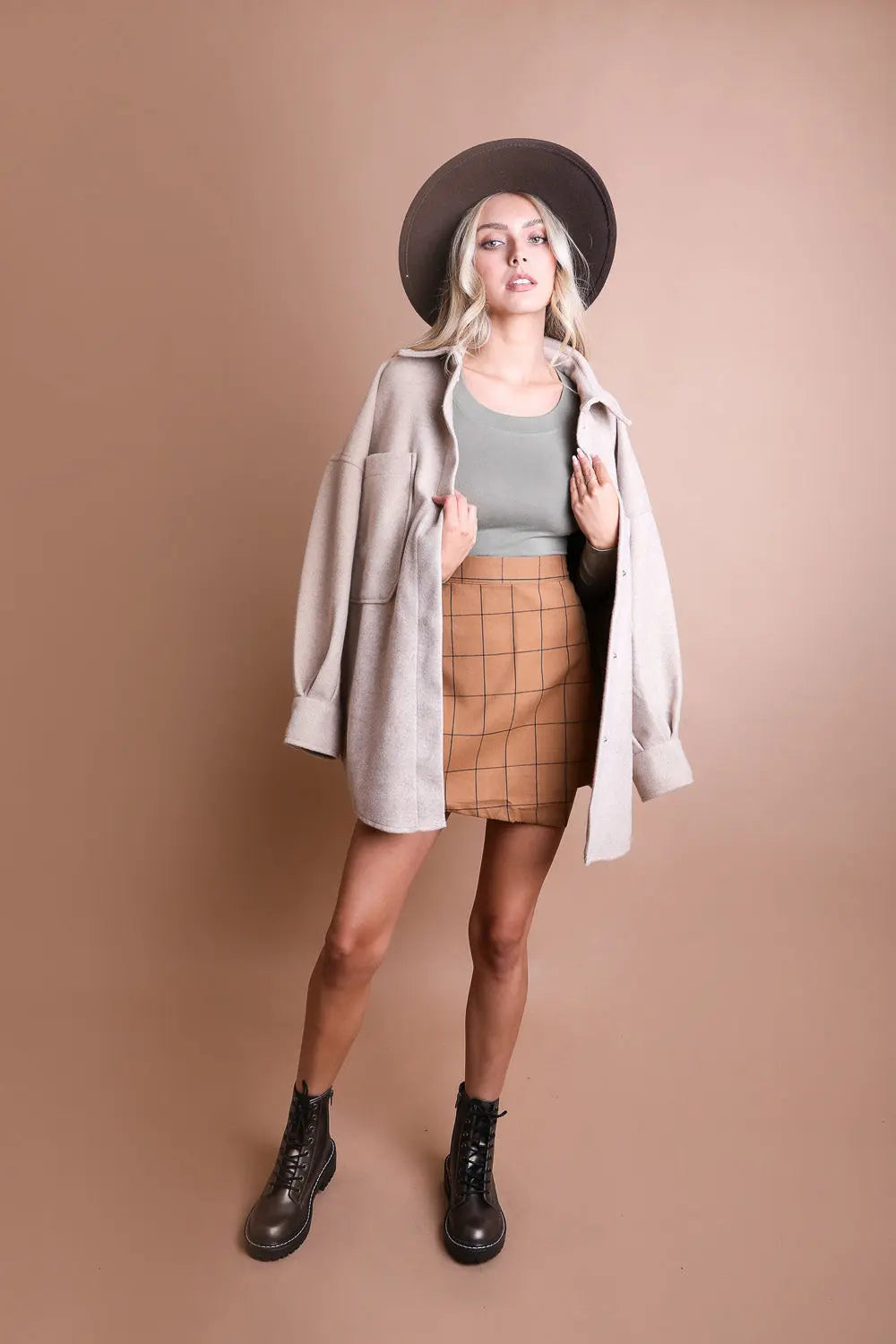 Boho Clothing and Accessories Long Sleeve Fitted Crop Top in Small view 4 - Boho Style - Boho Clothing Tops