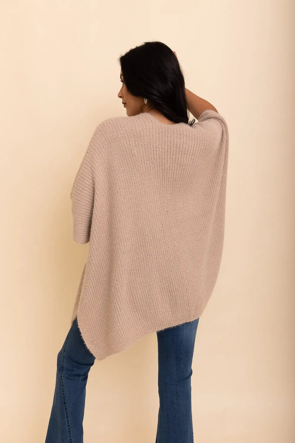 Boho Clothing and Accessories Relax & Chill Autumn Nights Boucle Cardigan Top view 14 - Boho Style - Boho Style Cardigan
