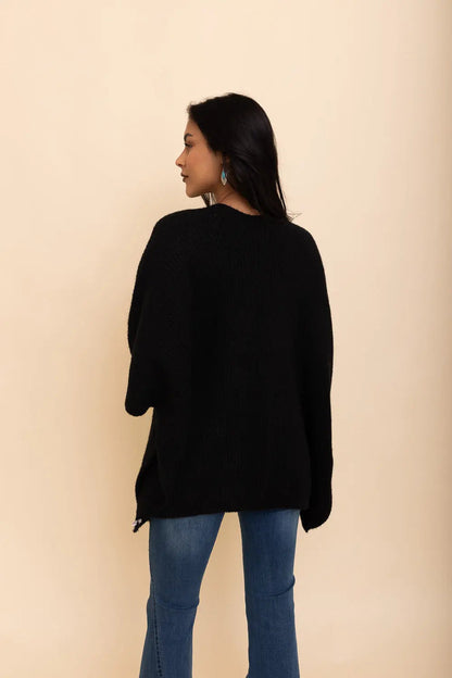 Boho Clothing and Accessories Relax & Chill Autumn Nights Boucle Cardigan Top in Beige view 5 - Boho Style