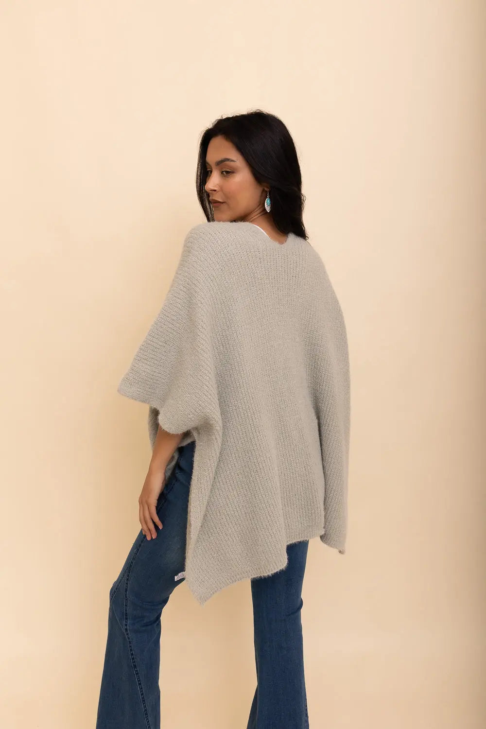 Boho Clothing and Accessories Relax & Chill Autumn Nights Boucle Cardigan Top view 8 - Boho Style - Boho Style Cardigan