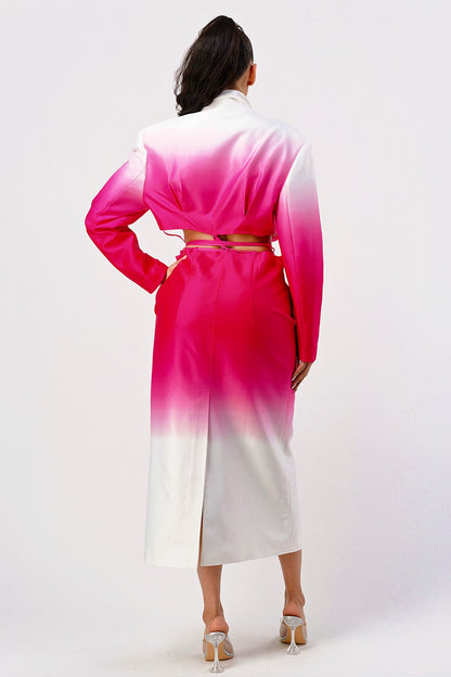 Bold and Beautiful: Ombre Trench Dress view 6 - Bold & Beautiful Dress