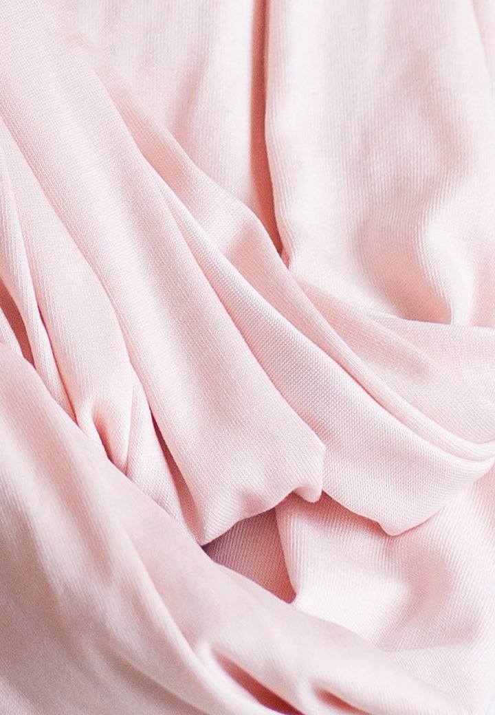 Bon Voyage Travel Tee - Blush Pink in Blush Pink view 2 - Bon Voyage Black Pink (top)