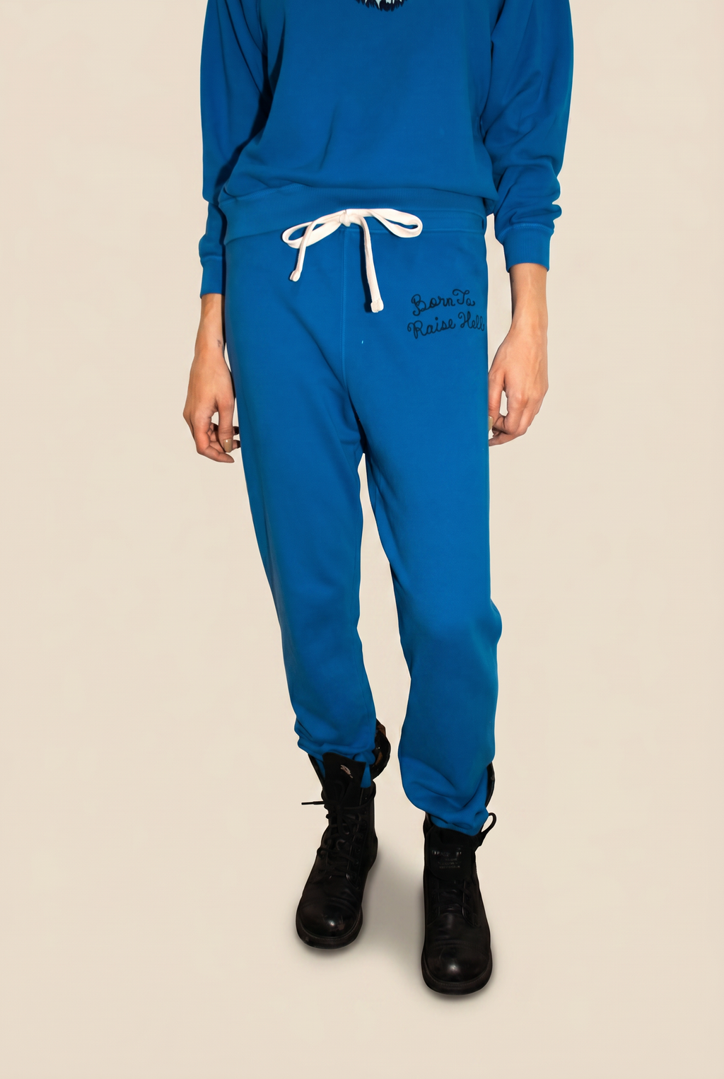 Born to Raise Hell Joggers S view 2 (bottom) - born x raised joggers, born raised sweatpants, born jogg - shop at us.meeeshop