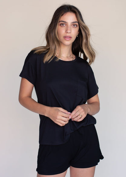 Boxy Pocket Tee in XS view 3 - Boxy Pocket Tee Women (top)